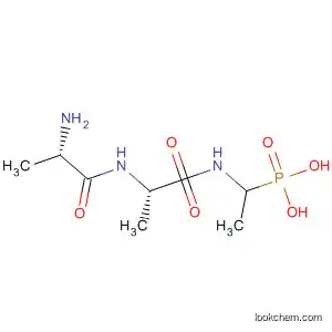 Molecular Structure of 60778-50-9 (L-Alaninamide, L-alanyl-N-(1-phosphonoethyl)-, (S)-)