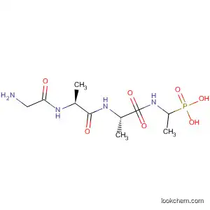 Molecular Structure of 60778-59-8 (L-Alaninamide, glycyl-L-alanyl-N-(1-phosphonoethyl)-, (S)-)