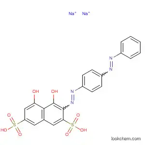 Molecular Structure of 6226-96-6 (4,5-Dihydroxy-3-[[4-(phenylazo)phenyl]azo]naphthalene-2,7-disulfonic acid disodium salt)