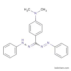 Molecular Structure of 62732-23-4 (Benzenamine, N,N-dimethyl-4-[(phenylazo)(phenylhydrazono)methyl]-)
