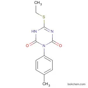 Molecular Structure of 63308-83-8 (1,3,5-Triazine-2,4(1H,3H)-dione, 6-(ethylthio)-3-(4-methylphenyl)-)