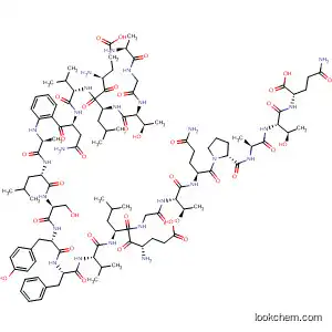 Molecular Structure of 64470-79-7 (L-Glutamine,
L-alanylglycyl-L-threonyl-L-a-glutamyl-L-leucyl-L-valyl-L-asparaginyl-L-phen
ylalanyl-L-leucyl-L-seryl-L-tyrosyl-L-phenylalanyl-L-valyl-L-a-glutamyl-L-leuc
ylglycyl-L-threonyl-L-glutaminyl-L-prolyl-L-alanyl-L-threonyl-)