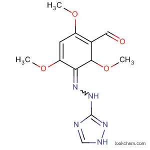 Benzaldehyde, 2,4,6-trimethoxy-, 1H-1,2,4-triazol-3-ylhydrazone