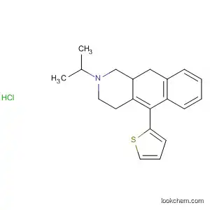 Molecular Structure of 65869-43-4 (Benz[g]isoquinoline,
1,2,3,4,10,10a-hexahydro-2-(1-methylethyl)-5-(2-thienyl)-, hydrochloride)