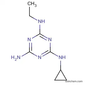 Molecular Structure of 66215-64-3 (1,3,5-Triazine-2,4,6-triamine, N-cyclopropyl-N'-ethyl-)