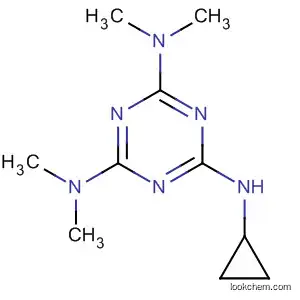 Molecular Structure of 66215-66-5 (1,3,5-Triazine-2,4,6-triamine, N''-cyclopropyl-N,N,N',N'-tetramethyl-)