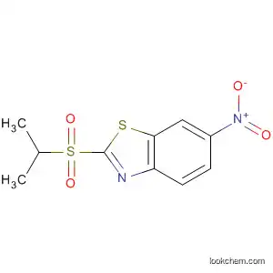 Molecular Structure of 66778-20-9 (Benzothiazole, 2-[(1-methylethyl)sulfonyl]-6-nitro-)