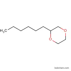 Molecular Structure of 706-04-7 (1,4-Dioxane, 2-hexyl-)
