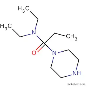Molecular Structure of 70772-55-3 (1-Piperazinepropanamide, N,N-diethyl-)