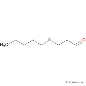 Molecular Structure of 71595-53-4 (Propanal, 3-(pentylthio)-)