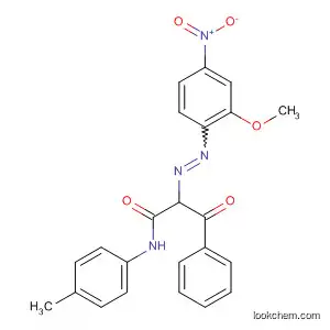Molecular Structure of 71599-70-7 (Benzenepropanamide,
a-[(2-methoxy-4-nitrophenyl)azo]-N-(4-methylphenyl)-b-oxo-)