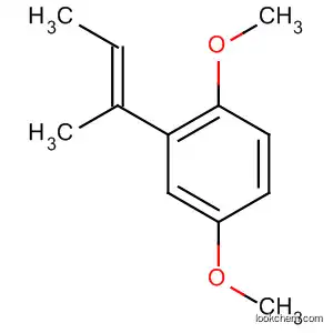 Molecular Structure of 72648-95-4 (Benzene, 1,4-dimethoxy-2-(1-methyl-1-propenyl)-, (E)-)
