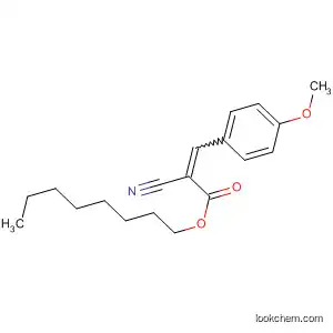 Molecular Structure of 72955-52-3 (2-Propenoic acid, 2-cyano-3-(4-methoxyphenyl)-, octyl ester)