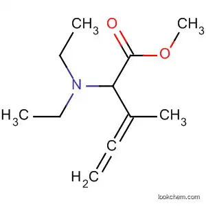 Molecular Structure of 73256-43-6 (3,4-Pentadienoic acid, 2-(diethylamino)-3-methyl-, methyl ester)