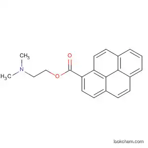 Molecular Structure of 73282-81-2 (1-Pyrenecarboxylic acid, 2-(dimethylamino)ethyl ester)