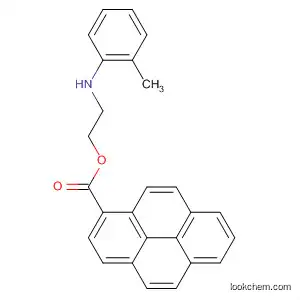 Molecular Structure of 73282-84-5 (1-Pyrenecarboxylic acid, 2-(methylphenylamino)ethyl ester)