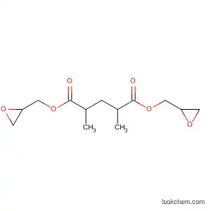 Molecular Structure of 7446-86-8 (Pentanedioic acid, 2,4-dimethyl-, bis(oxiranylmethyl) ester)