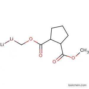 Molecular Structure of 74942-83-9 (1,2-Cyclopentanedicarboxylic acid, dimethyl ester, ion(2-), dilithium)