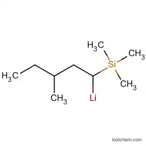 Molecular Structure of 74956-22-2 (Lithium, [3-methyl-1-(trimethylsilyl)pentyl]-)