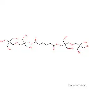 Molecular Structure of 75006-65-4 (Hexanedioic acid,
bis[3-[3-hydroxy-2,2-bis(hydroxymethyl)propoxy]-2,2-bis(hydroxymethyl)
propyl] ester)