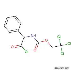 Molecular Structure of 75270-32-5 (Carbamic acid, (2-chloro-2-oxo-1-phenylethyl)-, 2,2,2-trichloroethyl
ester)