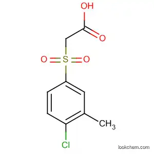Molecular Structure of 76063-50-8 (Acetic acid, [(4-chloro-3-methylphenyl)sulfonyl]-)