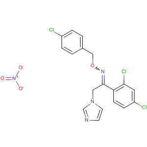Ethanone, 1-(2,4-dichlorophenyl)-2-(1H-imidazol-1-yl)-,  O-[(4-chlorophenyl)methyl]oxime, nitrate