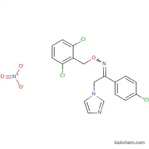 Molecular Structure of 76472-63-4 (Ethanone, 1-(4-chlorophenyl)-2-(1H-imidazol-1-yl)-,
O-[(2,6-dichlorophenyl)methyl]oxime, nitrate)