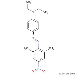 Molecular Structure of 76537-87-6 (Benzenamine, 4-[(2,6-dimethyl-4-nitrophenyl)azo]-N,N-diethyl-)