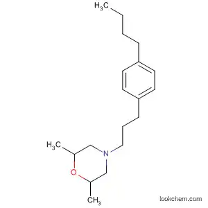 Molecular Structure of 77364-72-8 (Morpholine, 4-[3-(4-butylphenyl)propyl]-2,6-dimethyl-)