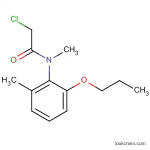 Molecular Structure of 78194-25-9 (Acetamide, 2-chloro-N-methyl-N-(2-methyl-6-propoxyphenyl)-)