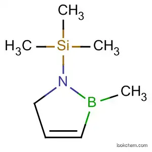 Molecular Structure of 78532-86-2 (1H-1,2-Azaborole, 2,5-dihydro-2-methyl-1-(trimethylsilyl)-)