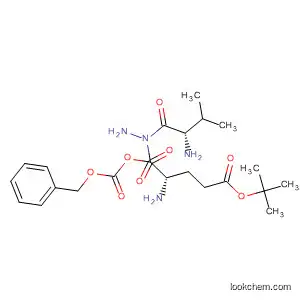 Molecular Structure of 78603-81-3 (L-Glutamic acid, N-[N-[(phenylmethoxy)carbonyl]-L-valyl]-,
5-(1,1-dimethylethyl) ester, 1-hydrazide)