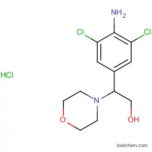 Molecular Structure of 78982-91-9 (4-Morpholineethanol, a-(4-amino-3,5-dichlorophenyl)-,
monohydrochloride)