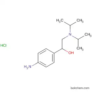 Molecular Structure of 78982-93-1 (Benzenemethanol, 4-amino-a-[[bis(1-methylethyl)amino]methyl]-,
monohydrochloride)
