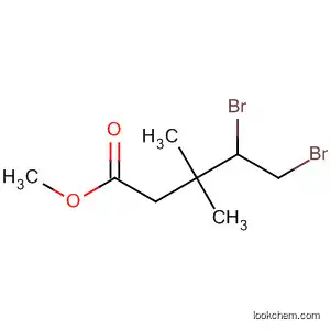 Molecular Structure of 78984-85-7 (Pentanoic acid, 4,5-dibromo-3,3-dimethyl-, methyl ester)