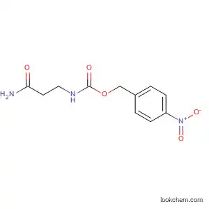 Molecular Structure of 79590-80-0 (Carbamic acid, (3-amino-3-oxopropyl)-, (4-nitrophenyl)methyl ester)