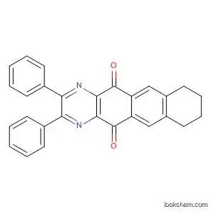 Molecular Structure of 80022-24-8 (Naphtho[2,3-g]quinoxaline-5,12-dione,
7,8,9,10-tetrahydro-2,3-diphenyl-)