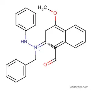 1-Naphthalenecarboxaldehyde, 4-methoxy-,
phenyl(phenylmethyl)hydrazone