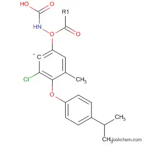 Molecular Structure of 80199-26-4 (Carbamic acid, [3-chloro-4-[4-(1-methylethyl)phenoxy]phenyl]-, methyl
ester)