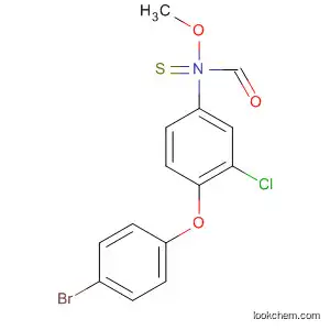 Molecular Structure of 80199-39-9 (Carbamothioic acid, [4-(4-bromophenoxy)-3-chlorophenyl]-, S-methyl
ester)