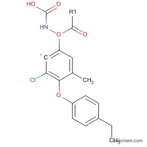 Molecular Structure of 80199-60-6 (Carbamic acid, [3-chloro-4-(4-ethylphenoxy)phenyl]-, methyl ester)