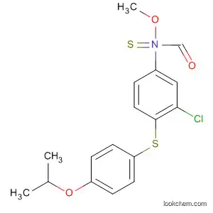 Molecular Structure of 80199-79-7 (Carbamothioic acid,
[3-chloro-4-[[4-(1-methylethoxy)phenyl]thio]phenyl]-, S-methyl ester)