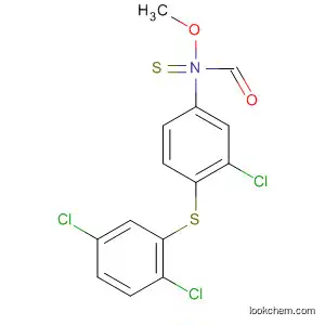 Molecular Structure of 80199-80-0 (Carbamothioic acid, [3-chloro-4-[(2,5-dichlorophenyl)thio]phenyl]-,
S-methyl ester)