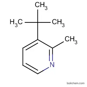 Molecular Structure of 80263-43-0 (Pyridine, 3-(1,1-dimethylethyl)-2-methyl-)