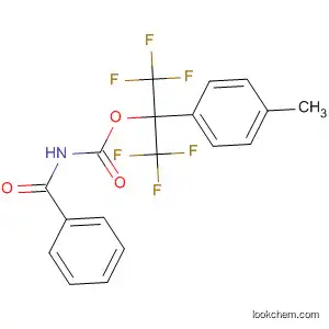 Molecular Structure of 80285-25-2 (Carbamic acid, benzoyl-,
2,2,2-trifluoro-1-(4-methylphenyl)-1-(trifluoromethyl)ethyl ester)