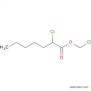 Molecular Structure of 80418-58-2 (Heptanoic acid, 2-chloro-, chloromethyl ester)