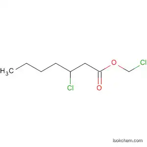 Molecular Structure of 80418-59-3 (Heptanoic acid, 3-chloro-, chloromethyl ester)