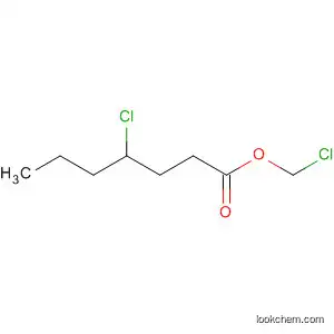 Molecular Structure of 80418-60-6 (Heptanoic acid, 4-chloro-, chloromethyl ester)