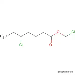 Molecular Structure of 80418-61-7 (Heptanoic acid, 5-chloro-, chloromethyl ester)